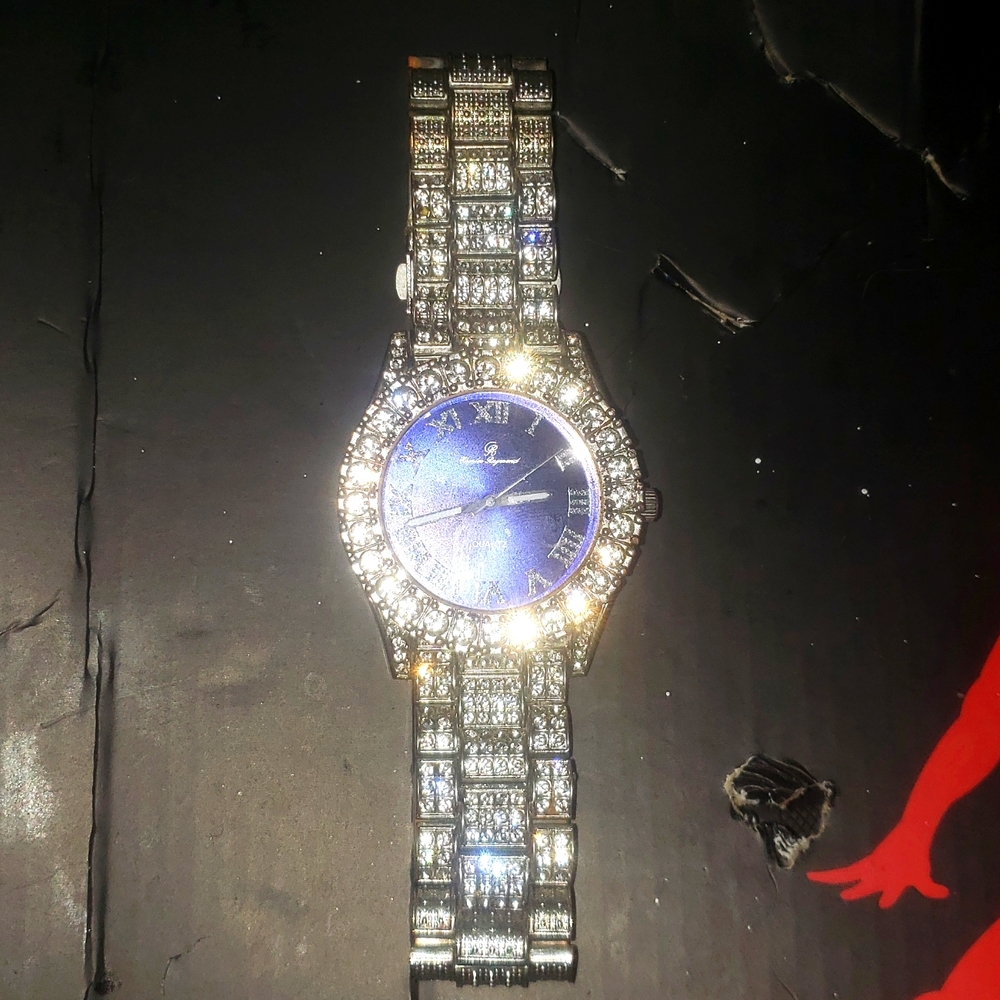 Iced out hip-hop hop watch unisex
